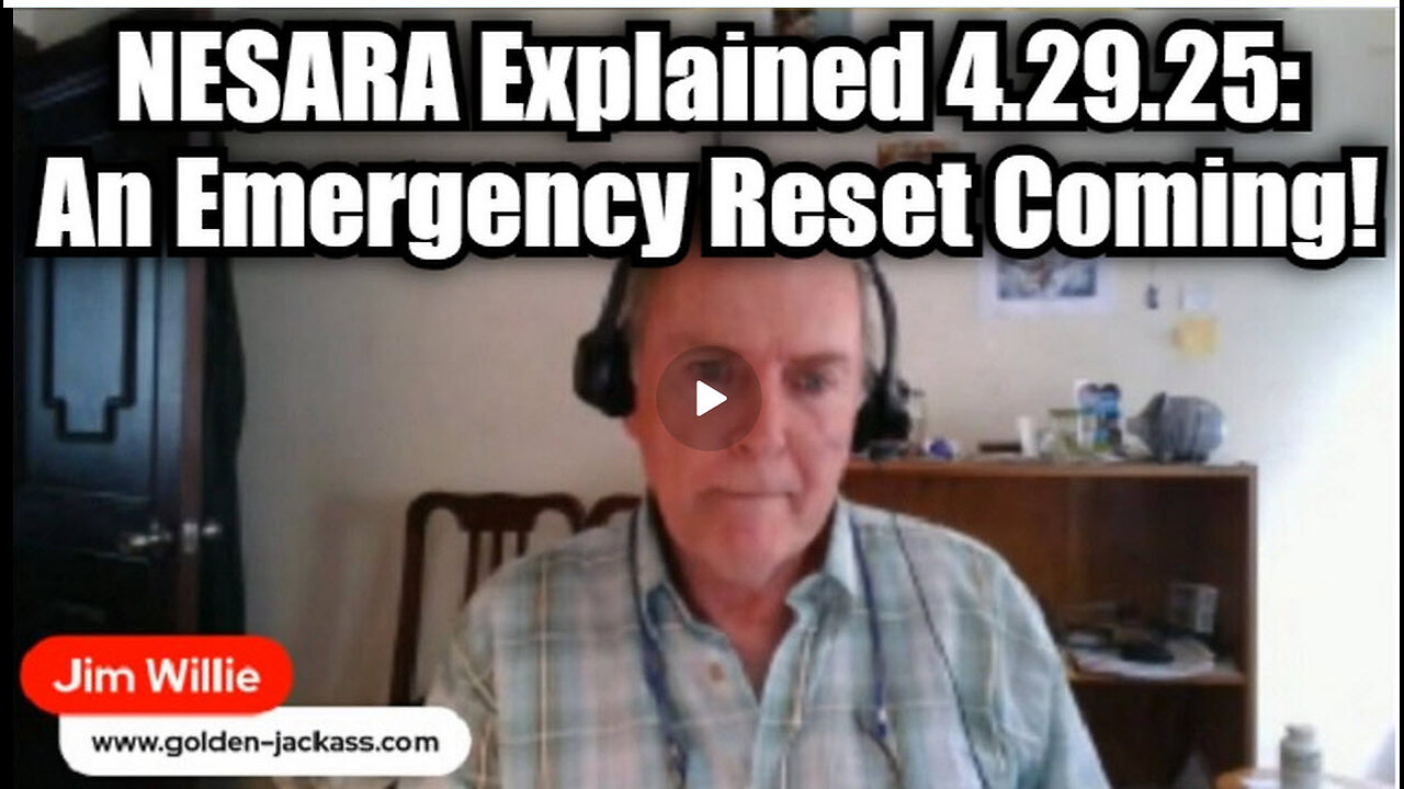 Jim Willie NESARA Explained 4.29.25 - An Emergency Reset Coming!