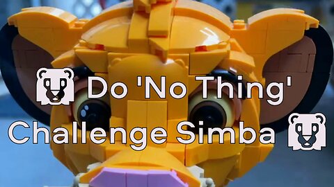🦁 Do 'No Thing' Challenge 'SIMBA' 🦁 New Earth Creations #meditationshorts #mindfulness #lionking