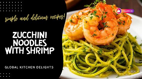 Zucchini noodles with shrimp – you have to try this low-carb recipe!