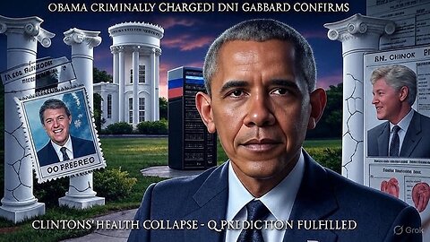 🚨 OBAMA CHARGED: DNI Gabbard Confirms Prosecution + Clinton Health Collapse! #Matthew633