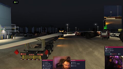 American Truck sim picking up my Wing