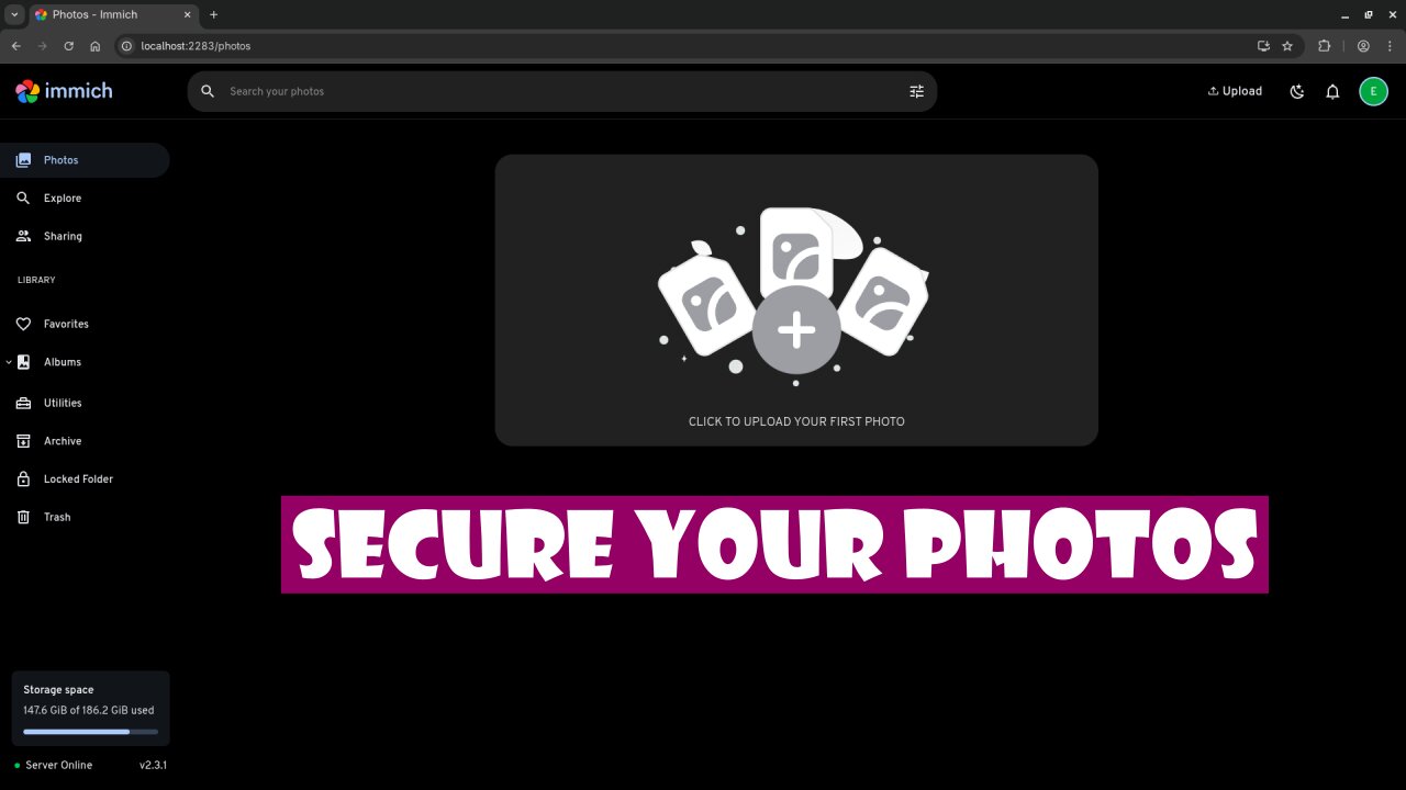 Install Immich on Your Own Server (No Cloud, Full Control!) – Open-Source Photo Management Tutorial