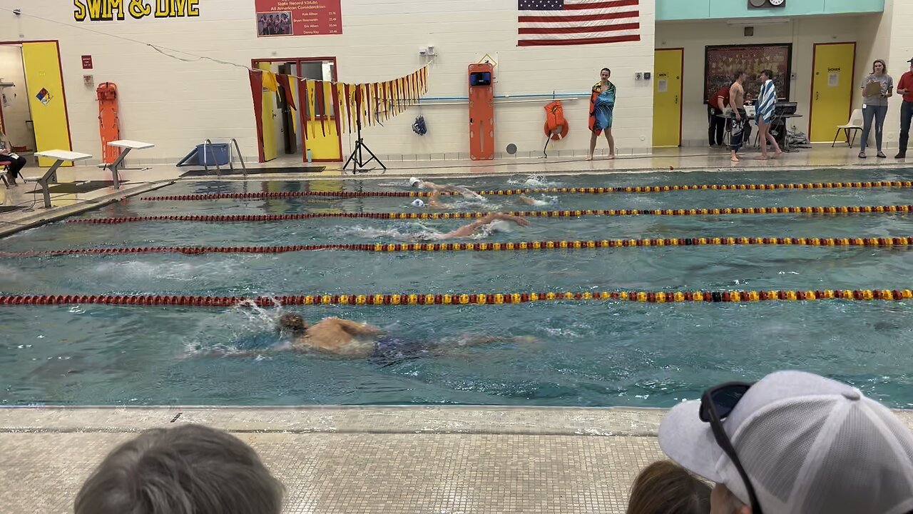 Wes 3rd swim meet. 200 free