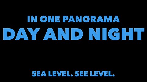 DAY AND NIGHT IN ONE PANORAMA
