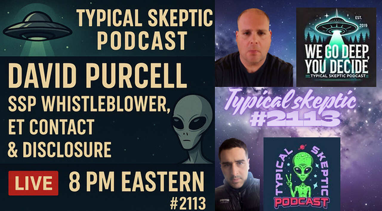 🎙 TSP #2113 – David Purcell | SSP Whistleblower, ET Contact & Disclosure with Humor