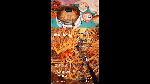 ASMR|| Eat with me. Spaghetti 🍝 & Meatballs• Mukbang• Eating show.