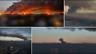 Kiev Engulfed in Fire and Smoke after Russian Strike on Military and Logistics Infrastructure