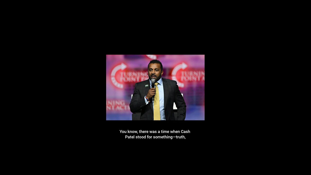 kash Patel was bought!