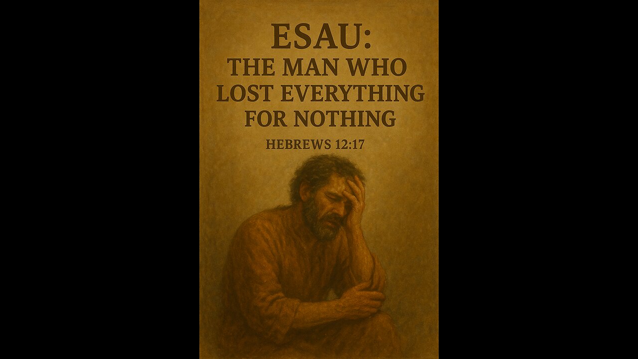 “Esau: The Man Who Lost Everything for Nothing”