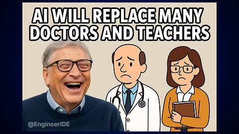 Doctors & Teachers Replaced by AI? Bill Gates Thinks So