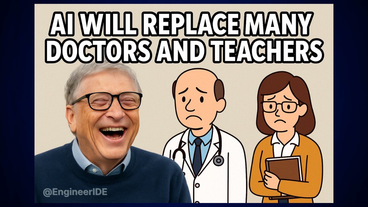 Doctors & Teachers Replaced by AI? Bill Gates Thinks So