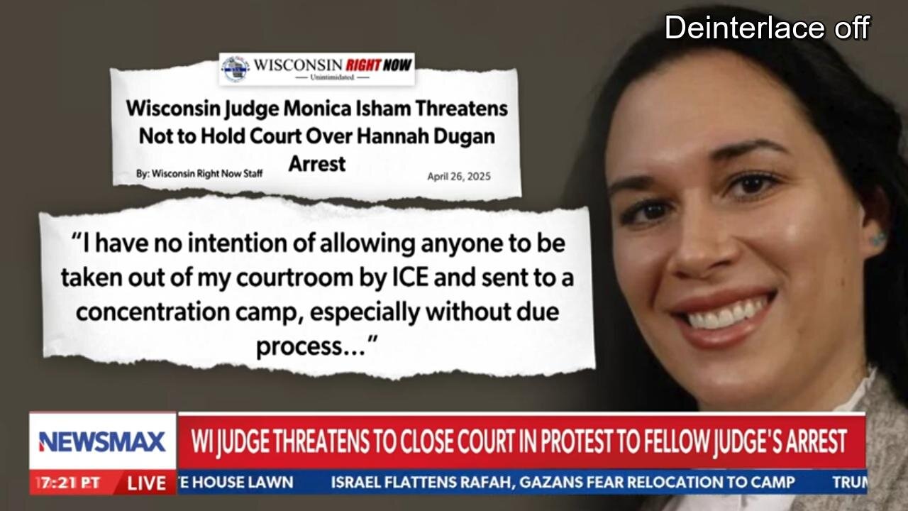 Radical Judge Isham DARES TRUMP to Arrest Her | Chris Plante The Right Squad ~ NewsMax 4.28.25