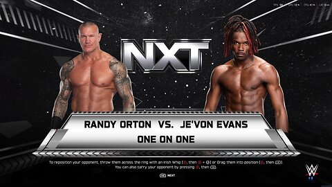 WWE 2k25 Randy Orton vs Je'von Evans