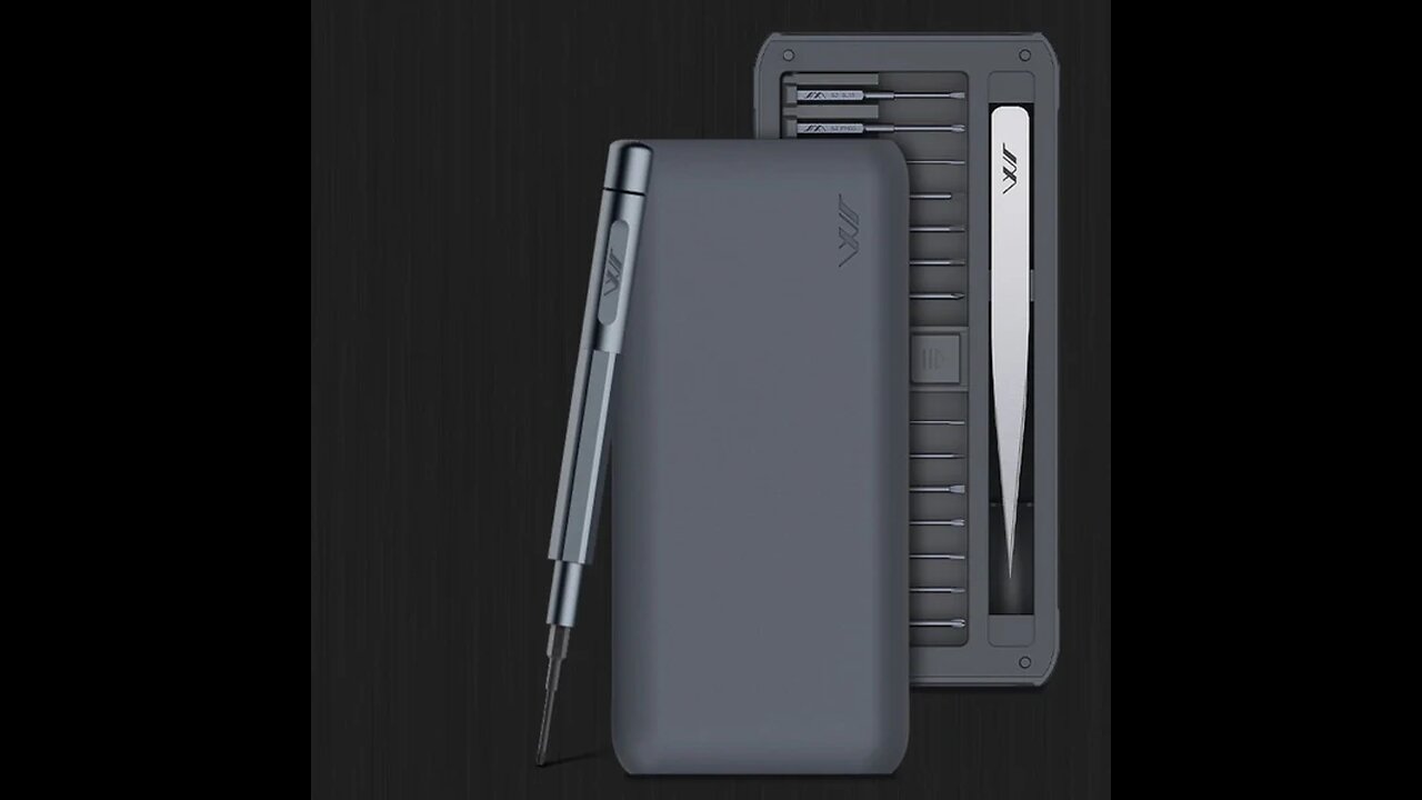 30-in-1 Precision Screwdriver Kit with 45mm Length Screwdriver Bits, 28 Different Bits