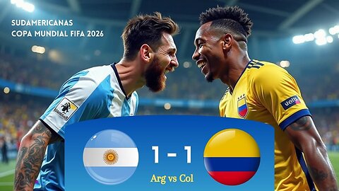 🔥 Argentina vs Colombia 1-1 | World Cup 2026 Qualifiers