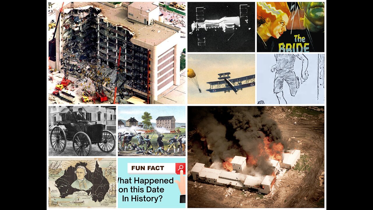 THIS DATE IN HISTORY - Shot Heard Round The World, Bicycle Day, Waco Siege and MORE! 04/19/25
