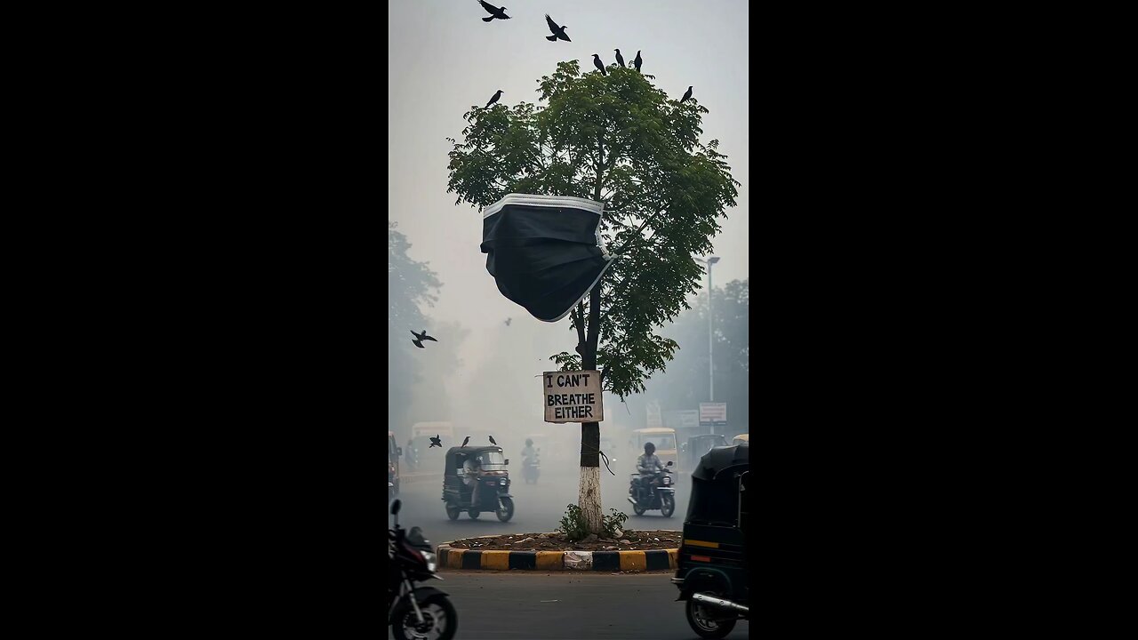 When Nature starts wearing mask 😷, we should be Worried ☹️😫