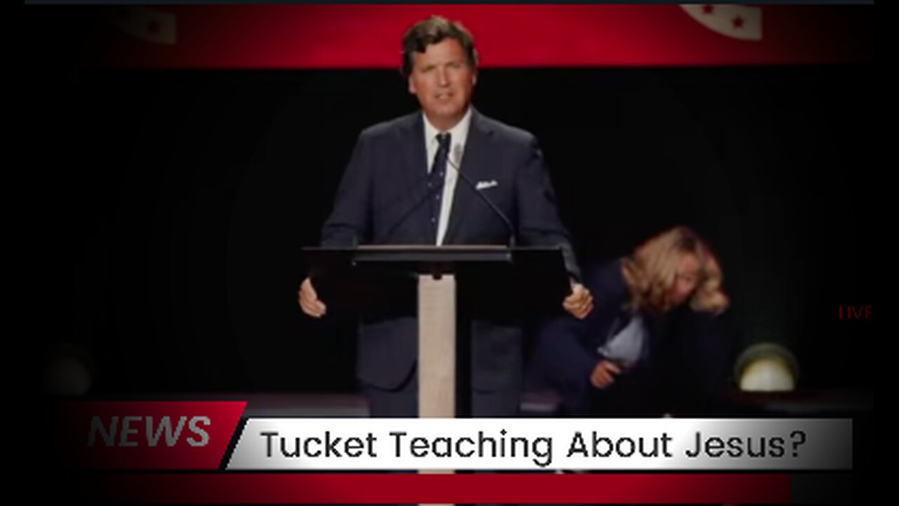 Bishop Tucker Carlson Teaching about Jesus? and He Love Charlie!