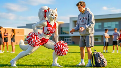 The College Werewolf Cheerleader Keeps Dragging Me to Practice - She Says I “Balance Her”