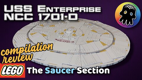 LEGO 10356 Star Trek USS Enterprise Compilation Review - The Saucer Section