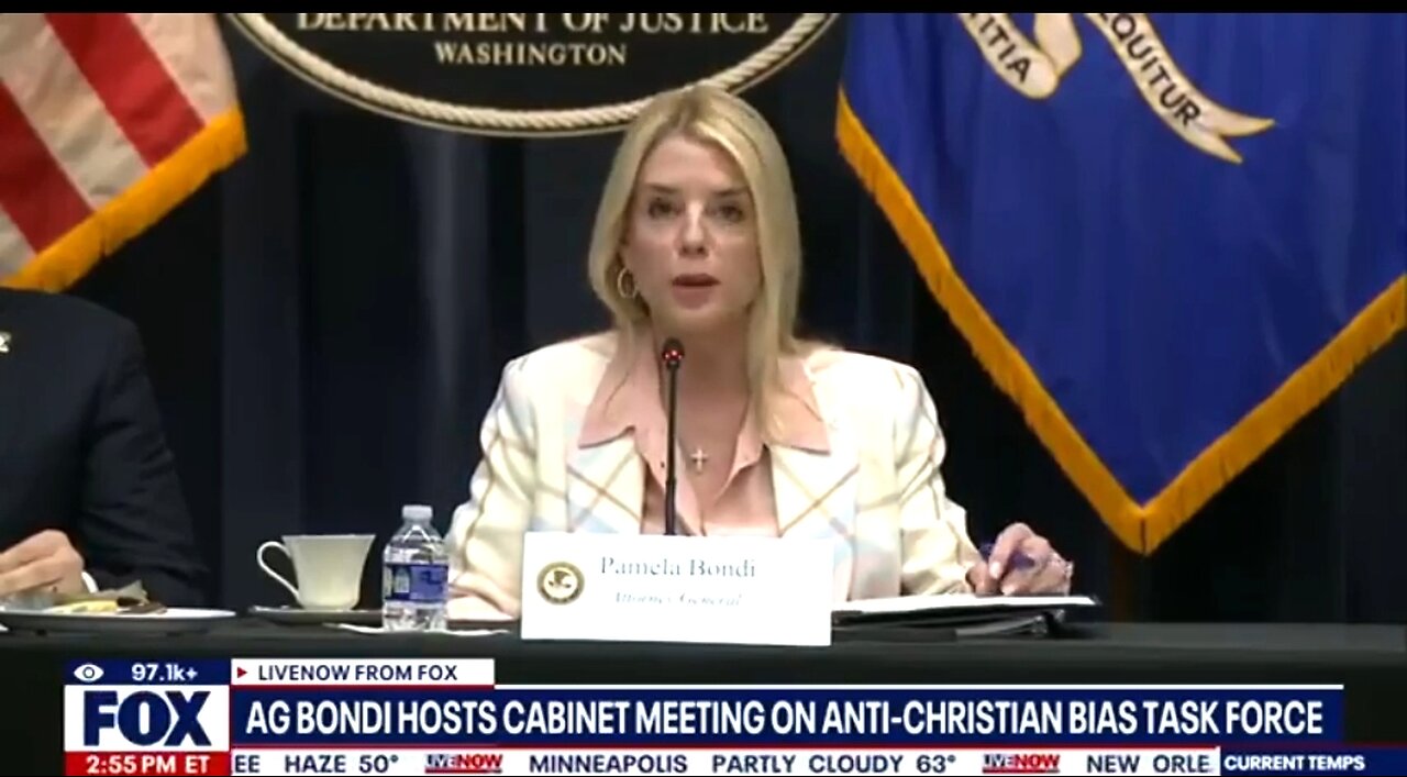 AG BONDI "ANTI-CHRISTIAN" TASK FORCE ANNOUNCEMENT 👊