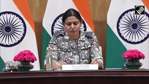 MEA FULL Press Briefing on Pak's drone attack _ FS Vikram Misri, Col Qureshi, Wg Cmndr Vyomika
