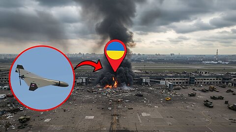 Russian Geran-2 Drones Strike Airports Near Kiev