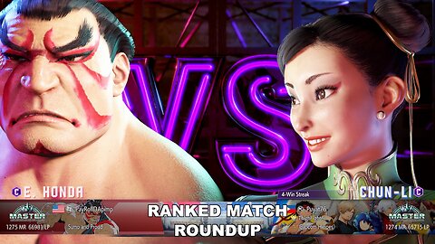 Kuya Kalbo SF6 Ranked Match Roundup. Chun Li Master Rank [Hori Fight Stick]