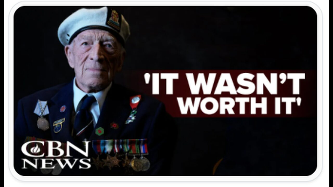 'It Wasn't Worth it!': 100-Year-Old WW2 Vet Shocks TV Hosts on Remembrance Day CBN News