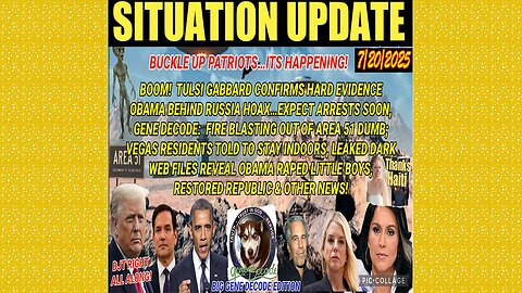 SG Anon. Juan O Savin ~ Situation Update 7/20/25 ~ Restored Republic > Judy Byington- Q+ White Hats