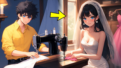 I Sewed a Wedding Dress and Became the Bride Myself | Tg Tf | Tg Transformation