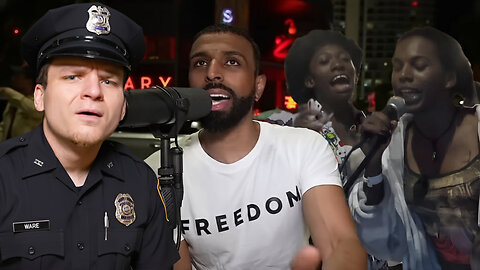 Myron Gains Debate Broken Up by Cops Ware Reacts