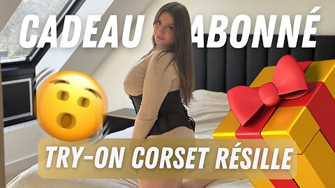 TRY-ON HAUL #9 | CORSET RÉSILLE UNDERBUST 🎁