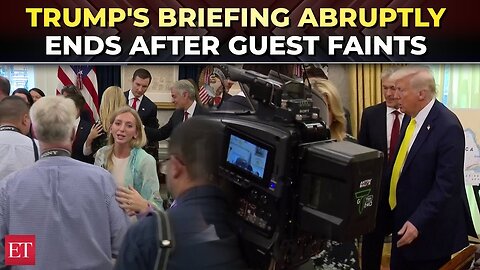 Trump event abruptly ends after guest collapses