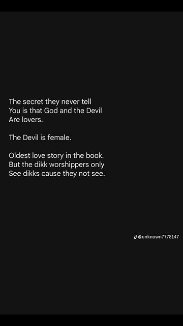 Angels love devils, or is it the other way around?