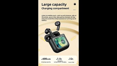 Wireless Earbuds with Noise-Canceling Mic,