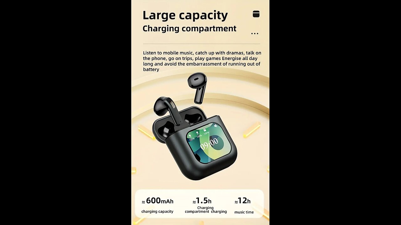 Wireless Earbuds with Noise-Canceling Mic,