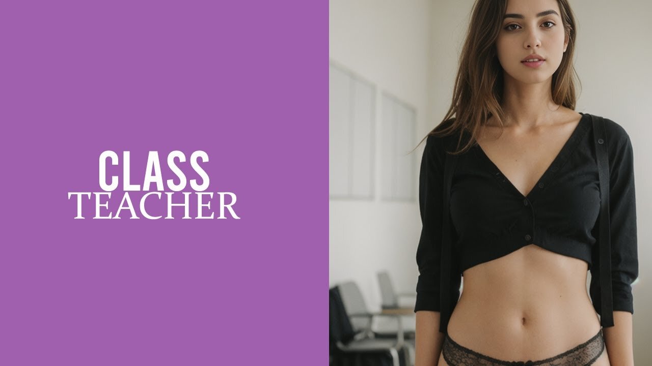 Beautiful Teacher's Photoshoot