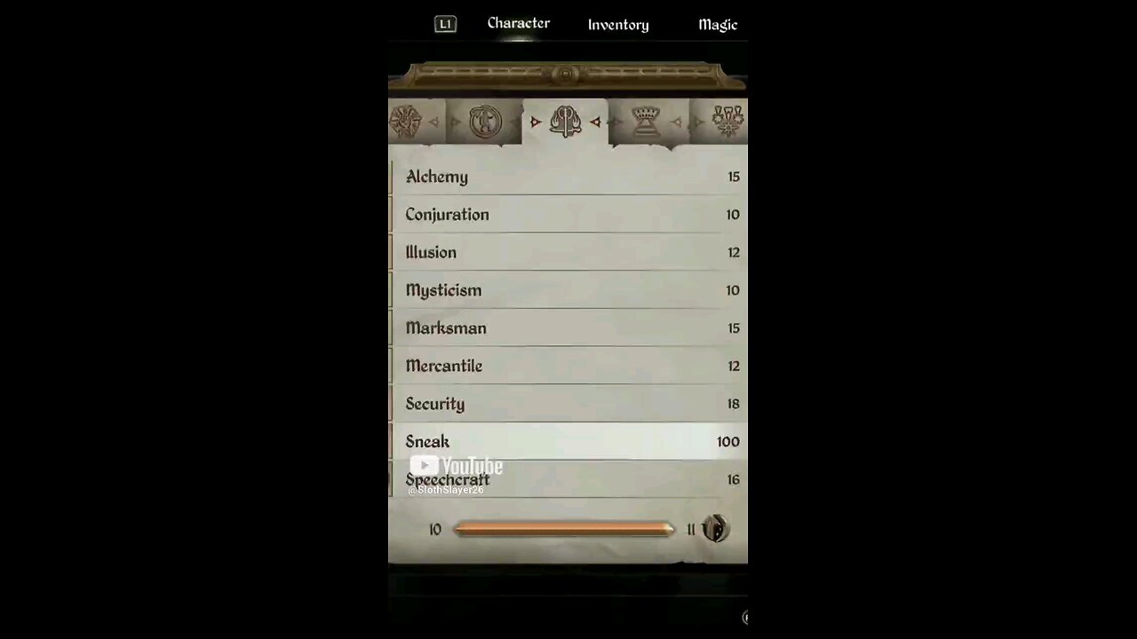 Elder Scrolls Oblivion Rank Up to Master in Sneak by doing THIS