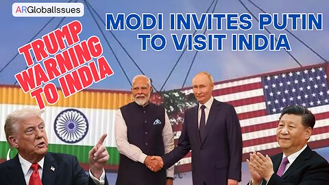 Modi invites Putin to visit India #india #trump #tariffs #putin #usa