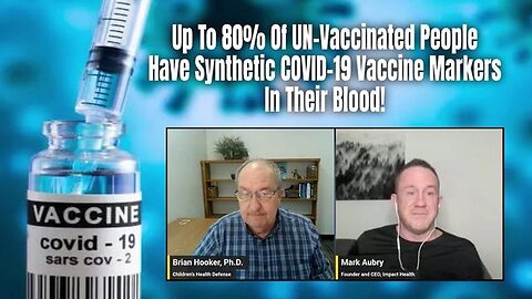 "Study Reveals 80% Unvaccinated Individuals Carry Synthetic COVID-19 Vaccine Markers"