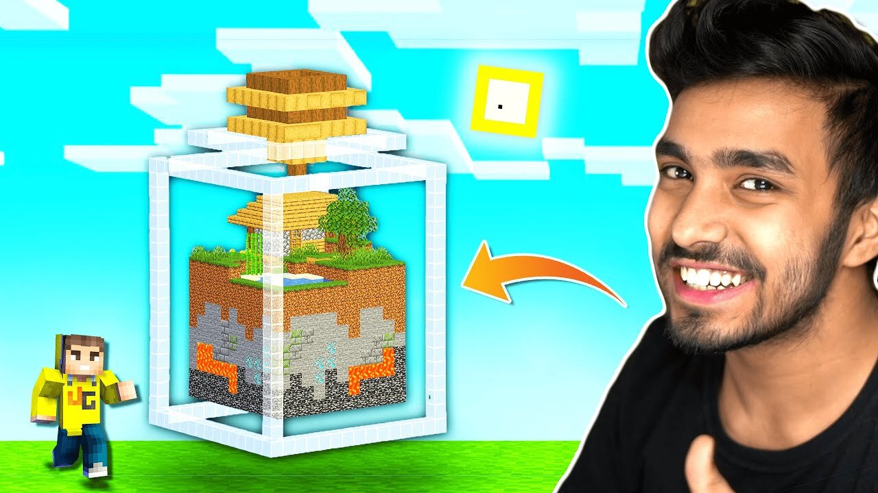 Minecraft, But My World Is In A Jar