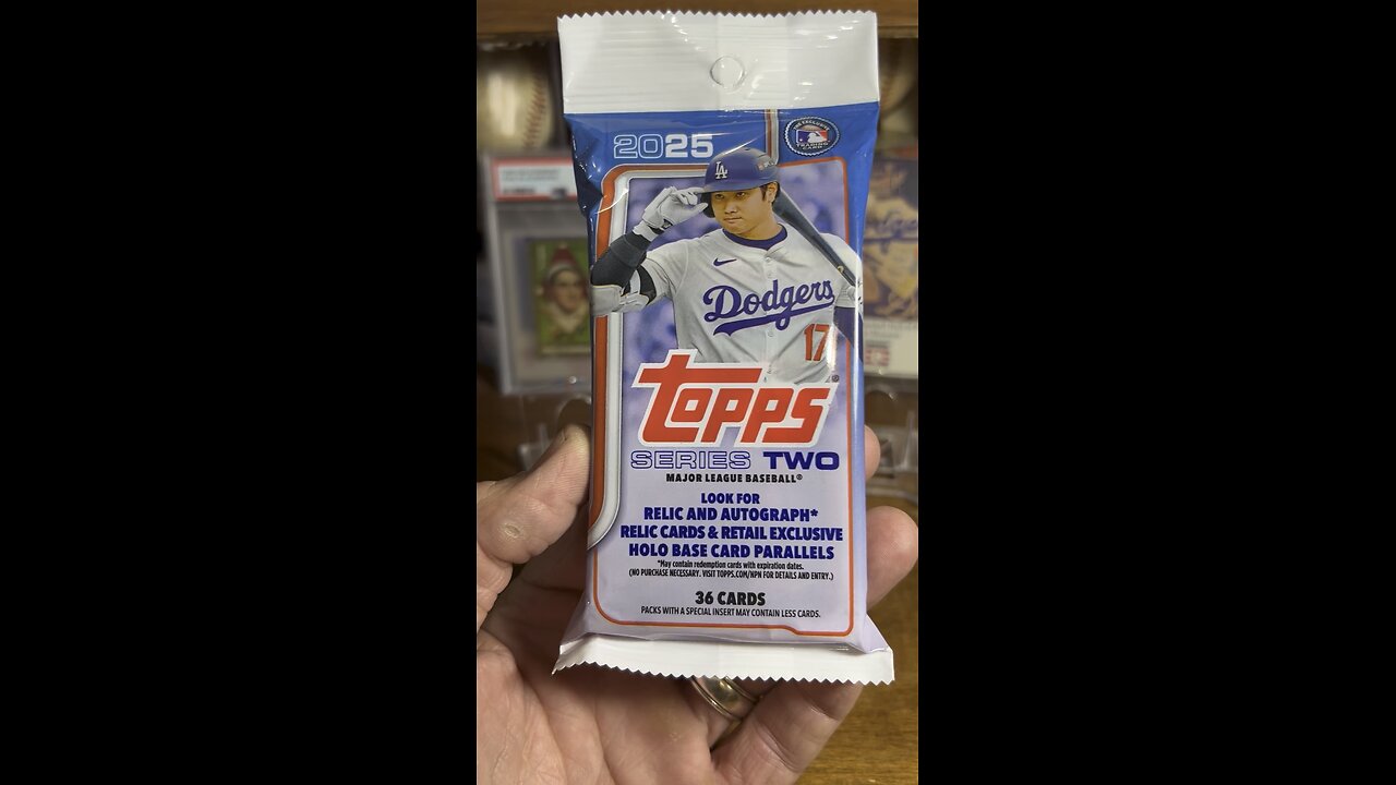 2025 #toppsseries2 Fat #packrip #topps #baseballcards #series2 #builtforthis