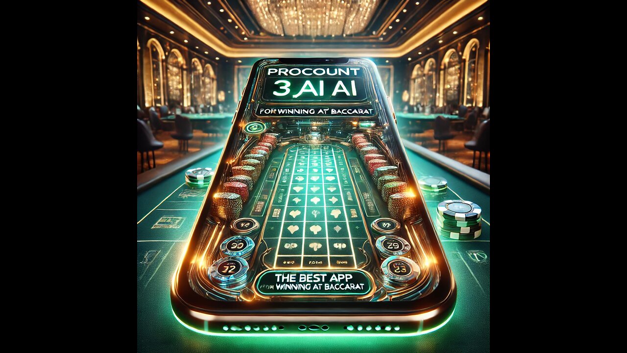 🎥 Live Dealer Baccarat | Just Me And My ProCount3_AI Excel-based App