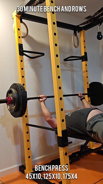 Bench Press, Barbell Rows, and Mile Runs