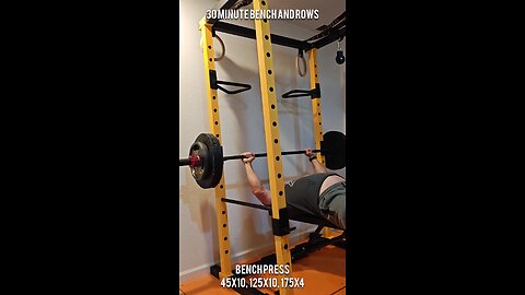 Bench Press, Barbell Rows, and Mile Runs