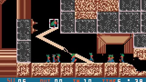 Game Boy Color Longplay 150 Lemmings & Oh No More Lemmings
