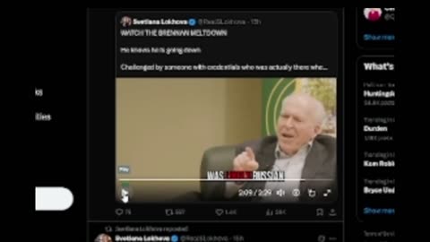 John Brennan squirms when questioned by patriot