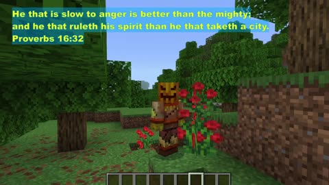 Minecraft Bible Verse Proverbs 16:32