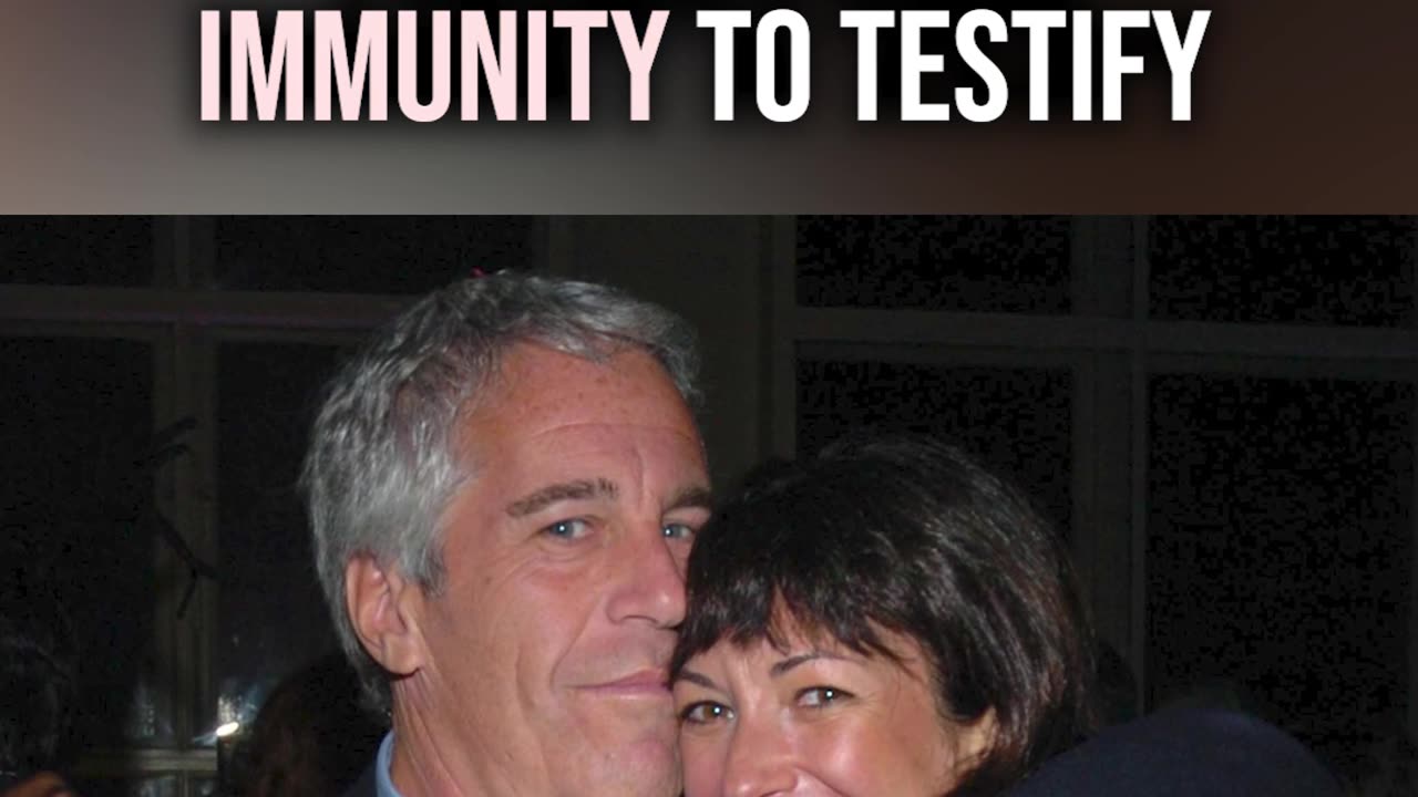 Should Ghislaine Get Immunity?
